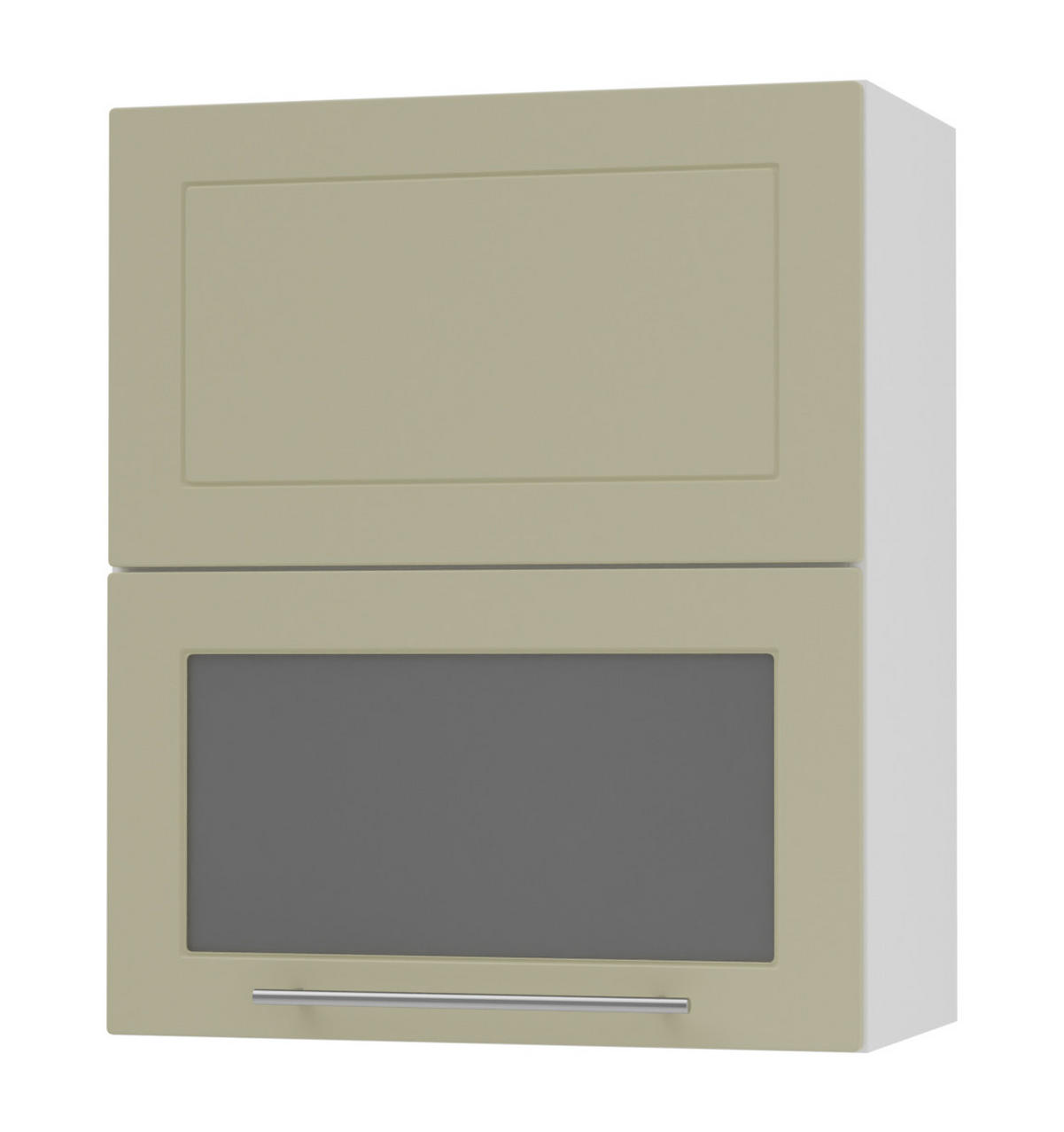 KÜCHENHÄNGESCHRANK Kvantum W8BS/60 Vanille Matt / Weiß Matt 60 / 32,5 / 72cm - Creme/Weiß, Holz/Holzwerkstoff (60/72/32.5cm) - Feldmann-Wohnen