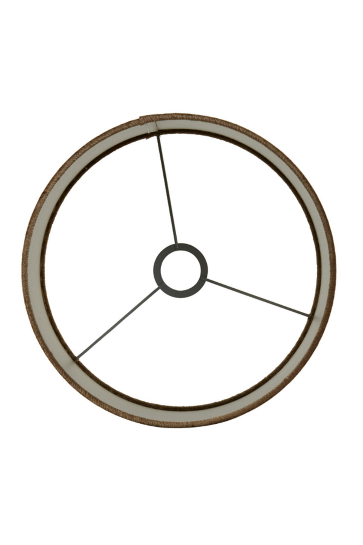 LAMPENSCHIRM Lubis Braun Ø20/15 cm - Braun, Textil (20/20/15cm) - Light & Living