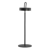 TISCHLEUCHTE AMPEHA Ø13x47 cm, Metall, Schwarz - Schwarz, Metall (13/13/47cm) - Light & Living