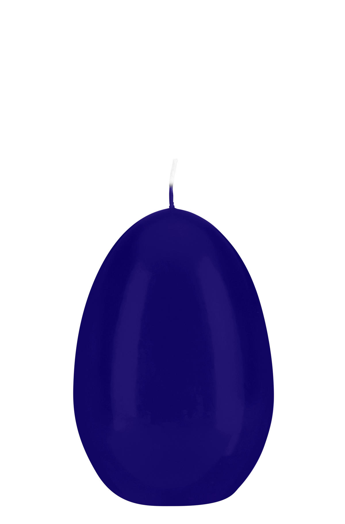 EIKERZEN Klarlack Royalblau 120 x Ø 80 mm, 6 Stück - Blau, Paraffin (8/12/12cm) - Kopschitz Kerzen