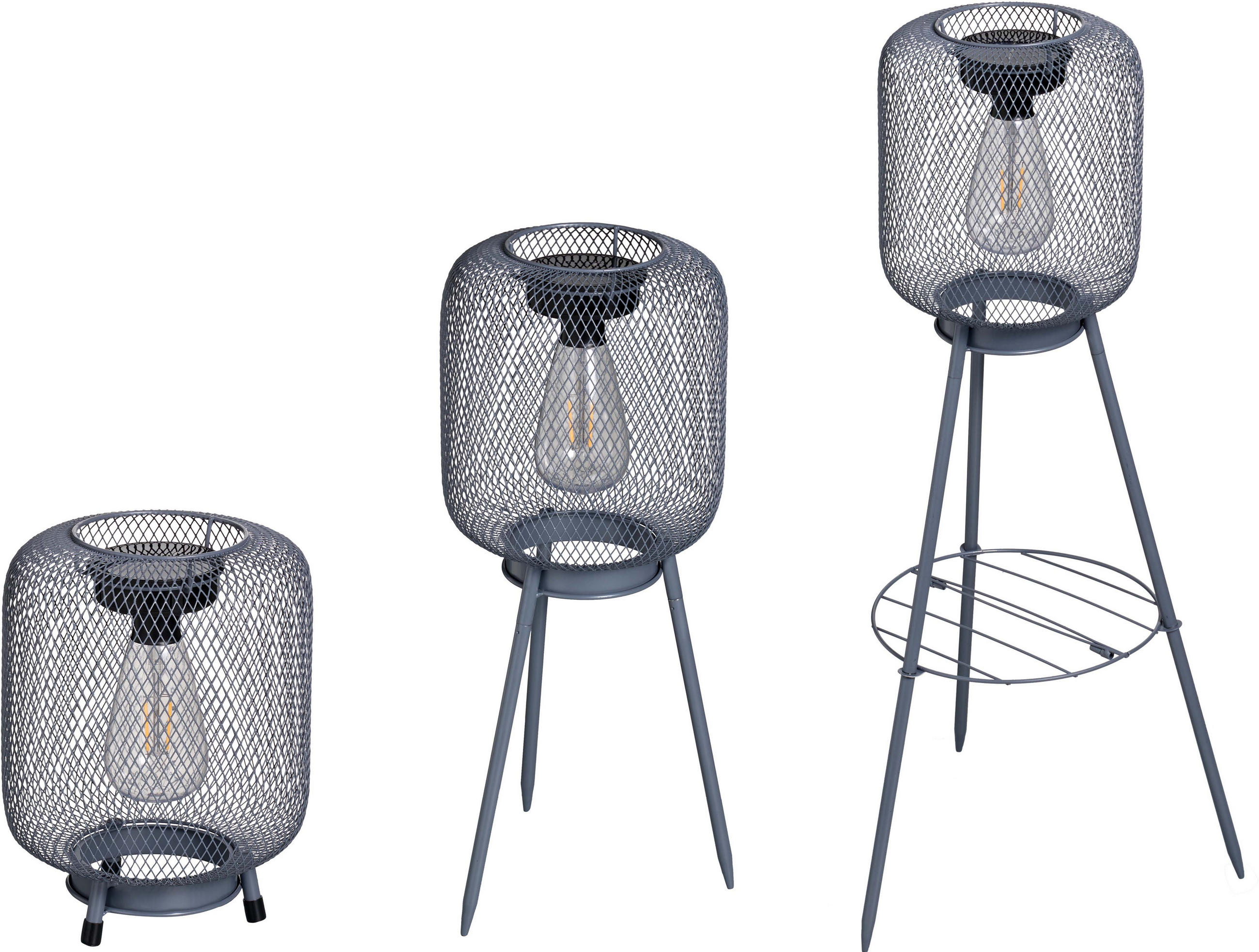 SOLAR-LED-STEHLEUCHTE - warmweißes Licht mit Dämmerungssensor für Garten und Terrasse - Weiß, Kunststoff (18/67/18cm) - Northpoint