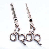 FRISEURSCHEREN Set 6 Zoll Japanischer Edelstahl - Bronzefarben, Metall (6/1/17.8cm)