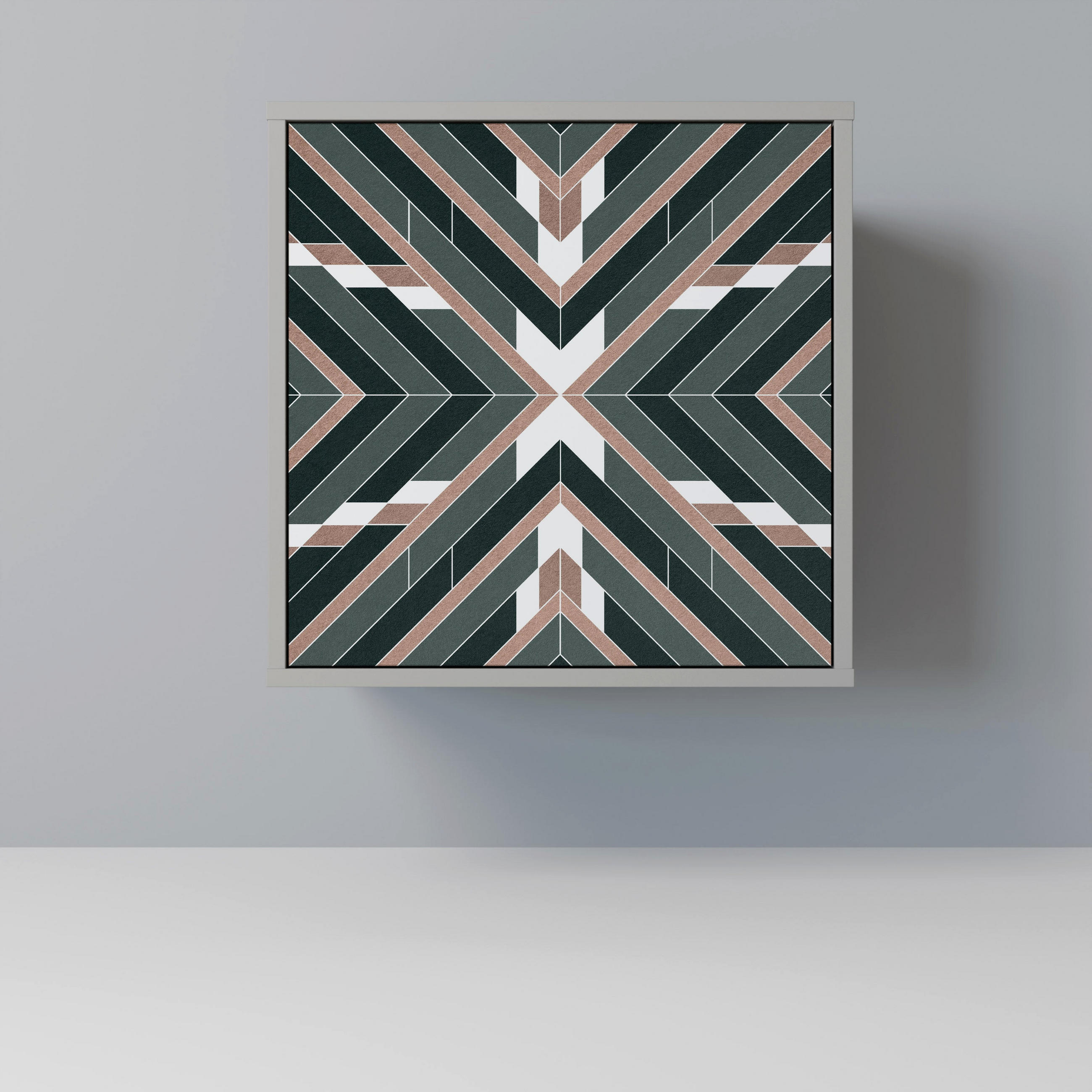SpaceRebels Sideboard Grau 57.5x57.5x42 cm