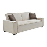 SOFA 3-Sitzer mit Schlaffunktion - Cord - Beige - SEKOTA - Beige, Textil (230/87/94cm) - Vente-Unique
