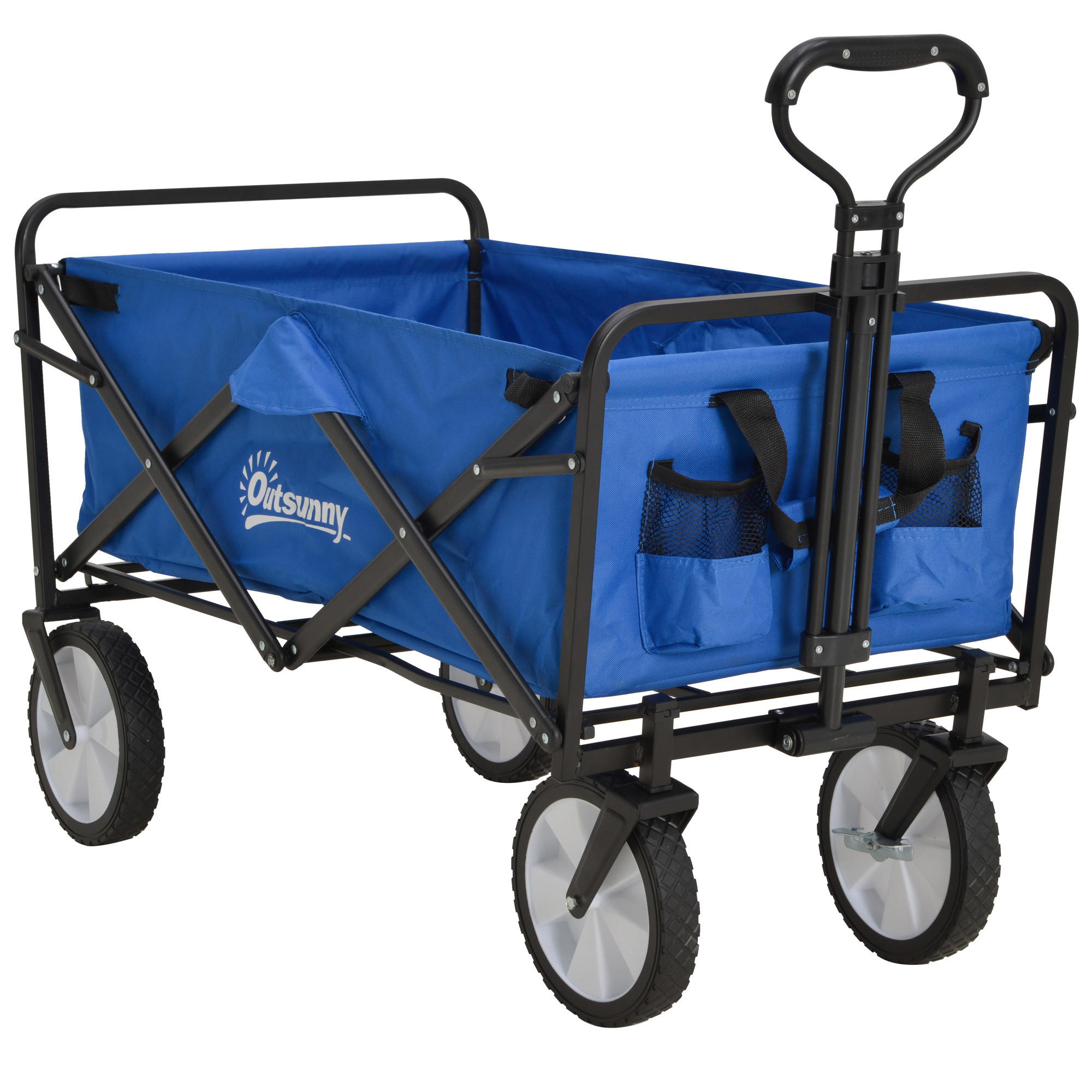 BOLLERWAGEN klappbar 93x49x75 cm Oxford - Dunkelblau, Metall (93/100/49cm) - Fortuna Lai