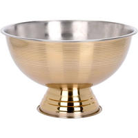 SCHALE aus Edelstahl 39,5/39,5/24 cm - Goldfarben, Metall (39.5/24cm) - Excellent Houseware
