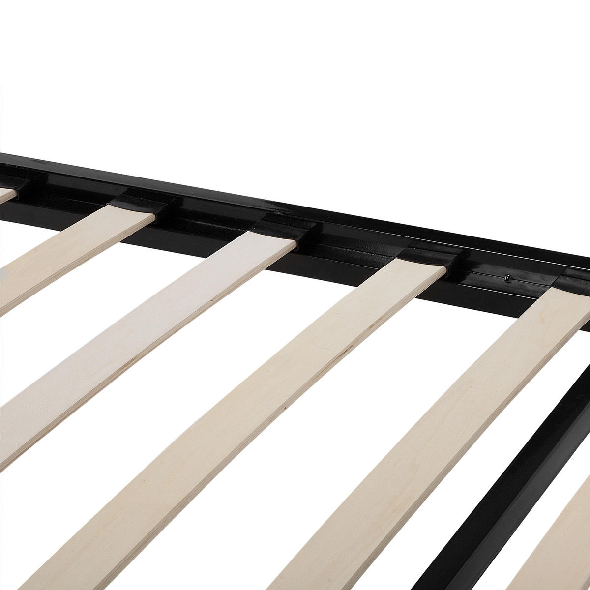 METALLBETT 160/200cm Schwarz Cusset - Schwarz, Metall (160/200cm) - Beliani