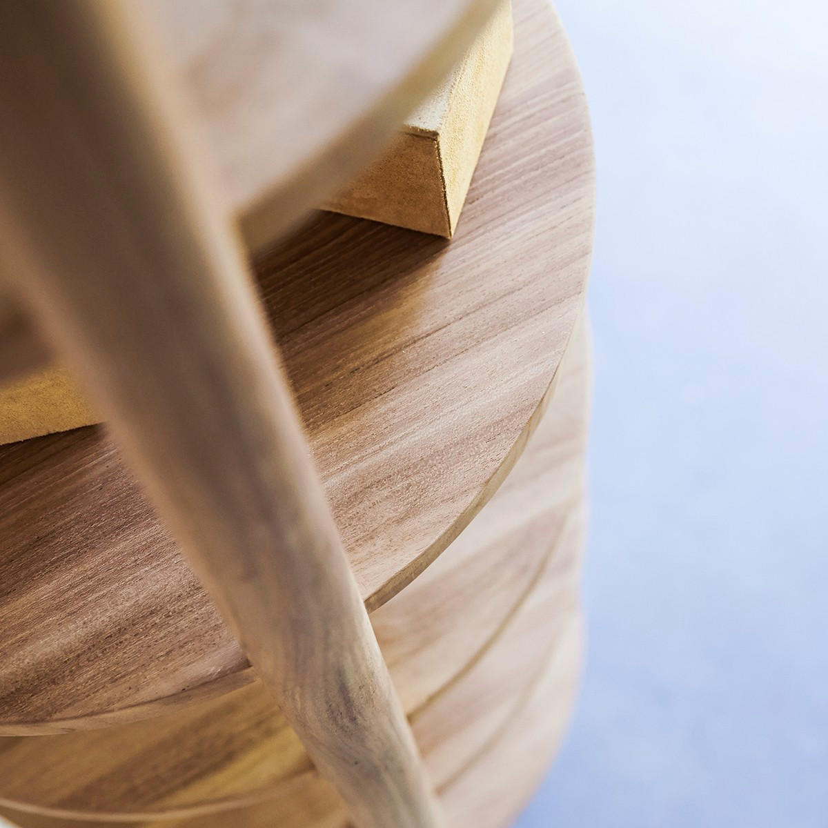 HOCHSCHRANK Poline Natur aus Teak - Naturfarben, Holz (50/170/50cm) - Tikamoon