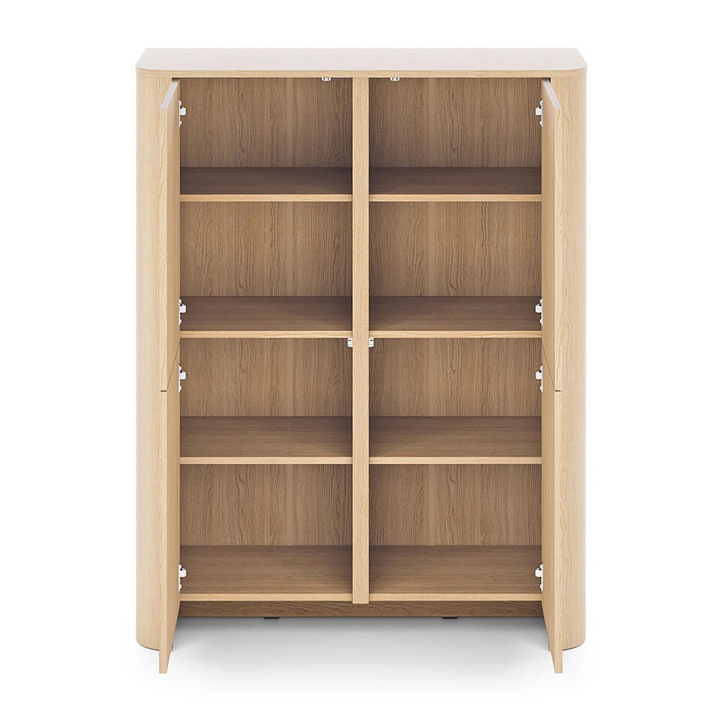 Thumbnail - Feldmann-Wohnen Kommode, Eiche, Holz, 6 Fächer, Rechteckig, 103x132x39 cm, Wohnzimmer, Kommoden & Sideboards, Kommoden