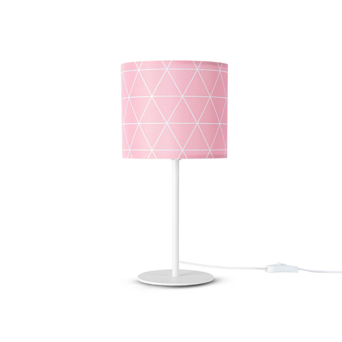 TISCHLAMPE Luca Tl Stl 401 - Weiß, Metall (18/18/36.9cm) - Paco Home