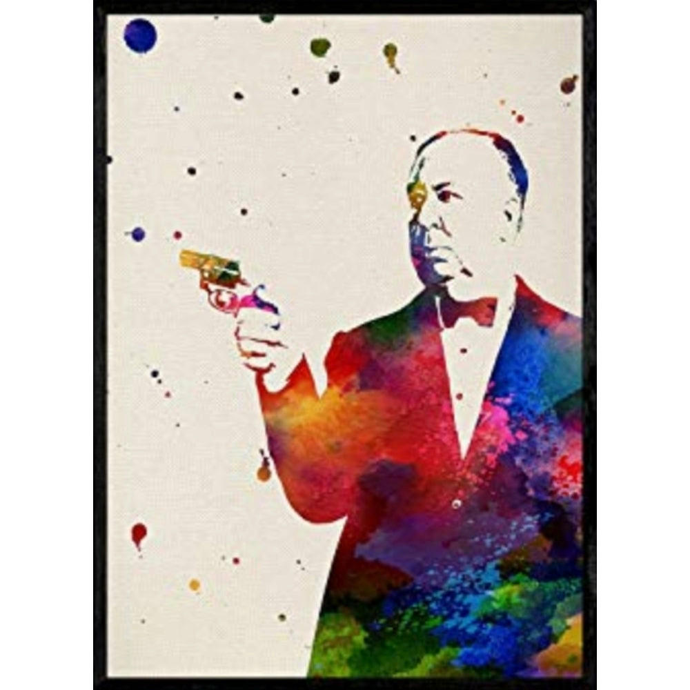POSTER Alfred Hitchcock A4 Rahmenlos - Klar, Papier (29.7/5/21cm) - Nacnic