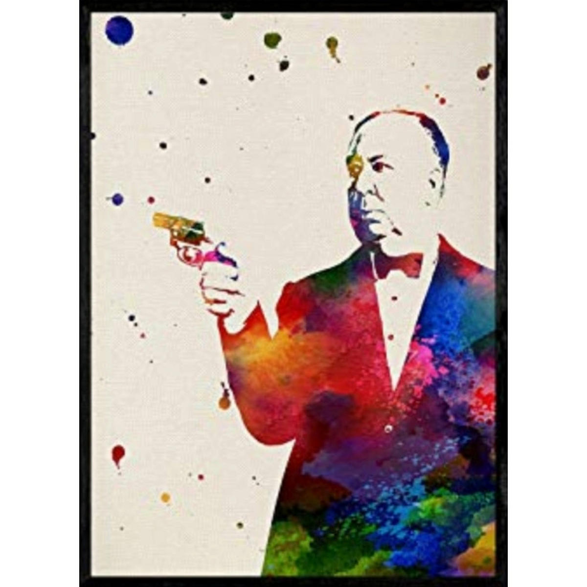 POSTER Alfred Hitchcock A4 Rahmenlos - Klar, Papier (29.7/5/21cm) - Nacnic