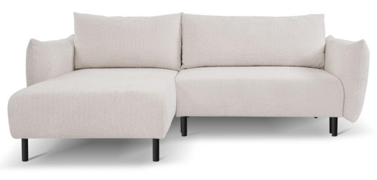 ECKSOFA Beige DELI Mit Schlaffunktion Links - Beige, Textil (257/171cm) - Sepro Meble