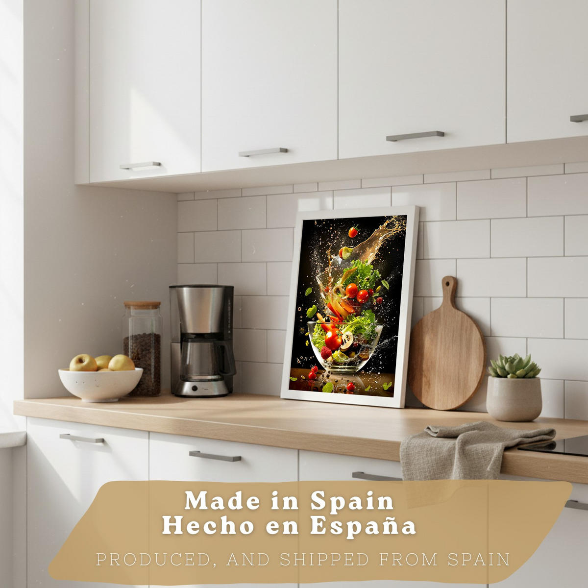 PLAKAT Sada 3 Salát A3 bez rámu - čirá, papír (29.7/1/42cm) - Nacnic