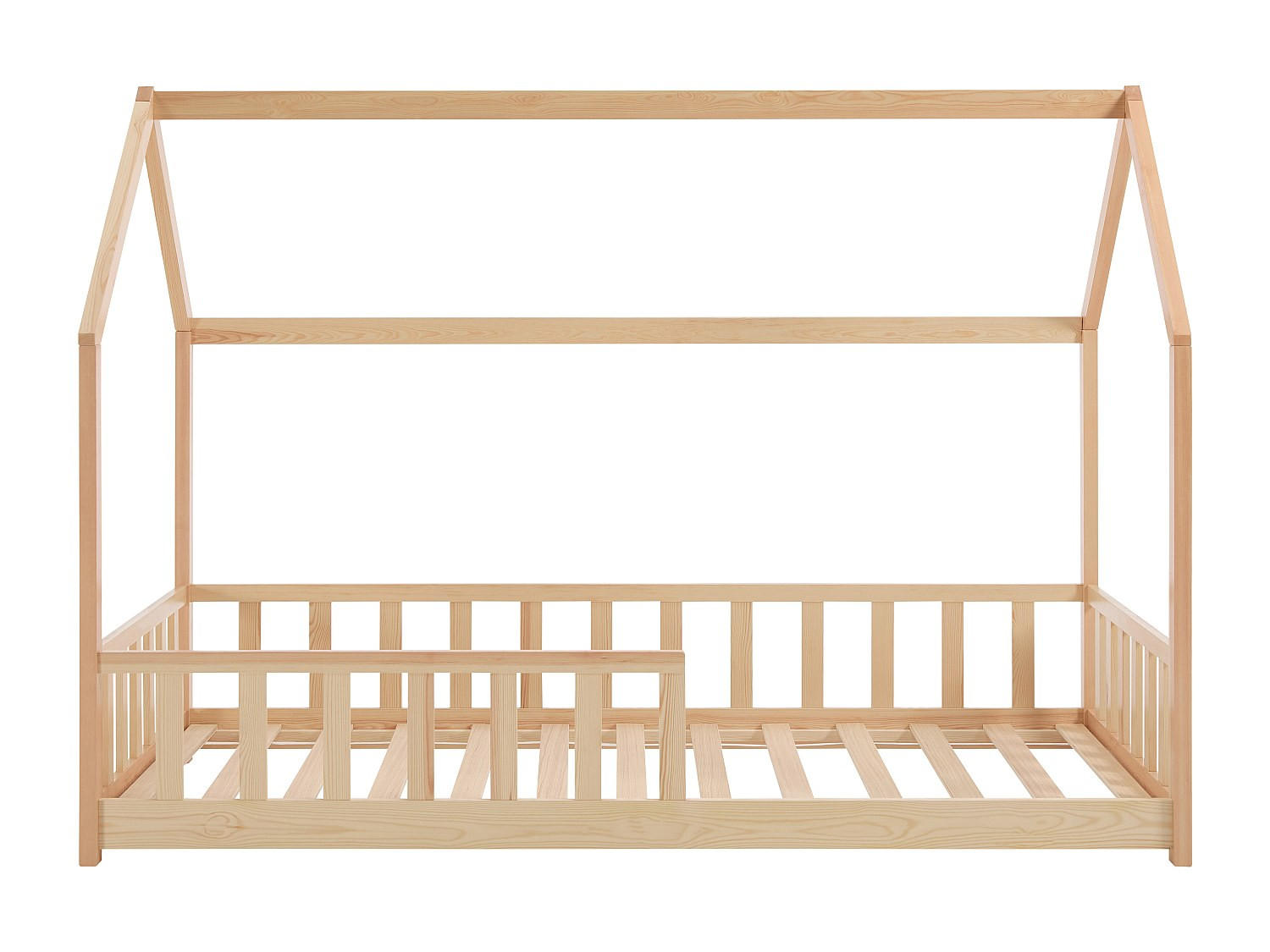 HAUSBETT - 1 Person - holz - naturfarben hell Martevi - Naturfarben, Holz (90/190cm) - Vente-Unique