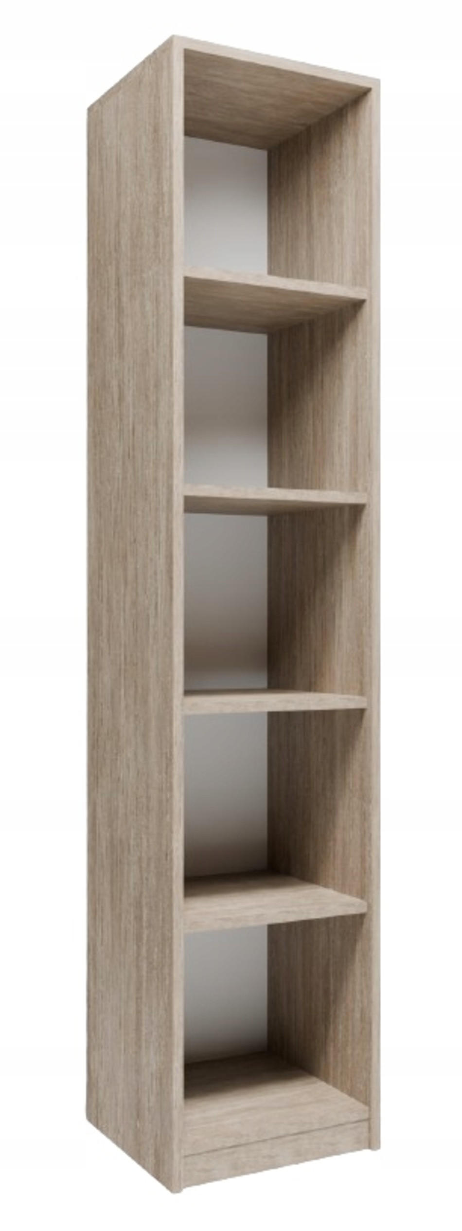 BÜCHERREGAL R1 Sonoma Eiche 39/35/180 cm Offener Schrank - Sonoma Eiche, Holzwerkstoff (39/180/35cm) - Matkam Möbel