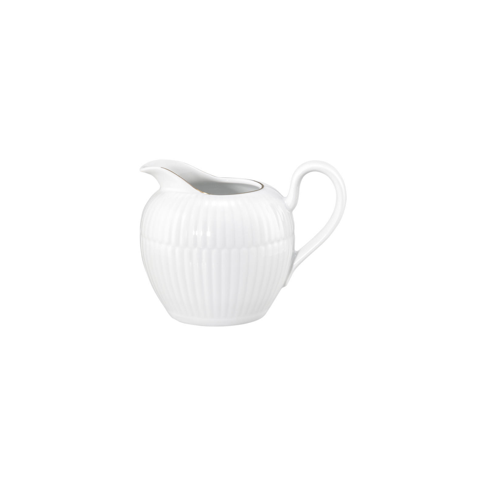 MILCHKÄNNCHEN Amina Goldrand weiß-gold 290 ml - Goldfarben/Weiß, Keramik (0.29L) - Seltmann Weiden