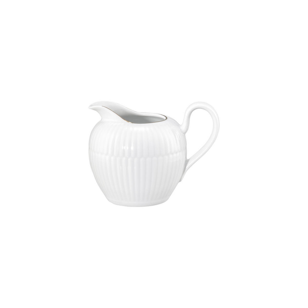 MILCHKÄNNCHEN Amina Goldrand weiß-gold 290 ml - Goldfarben/Weiß, Keramik (0.29L) - Seltmann Weiden