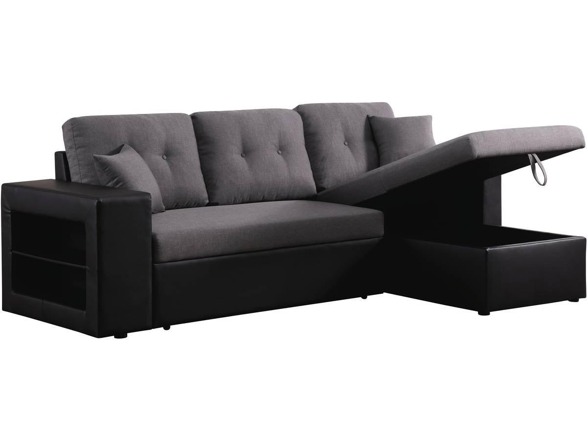 ECKSOFA axel Schwarz/Grau - Grau, Textil (146/233cm) - Habitat Garten