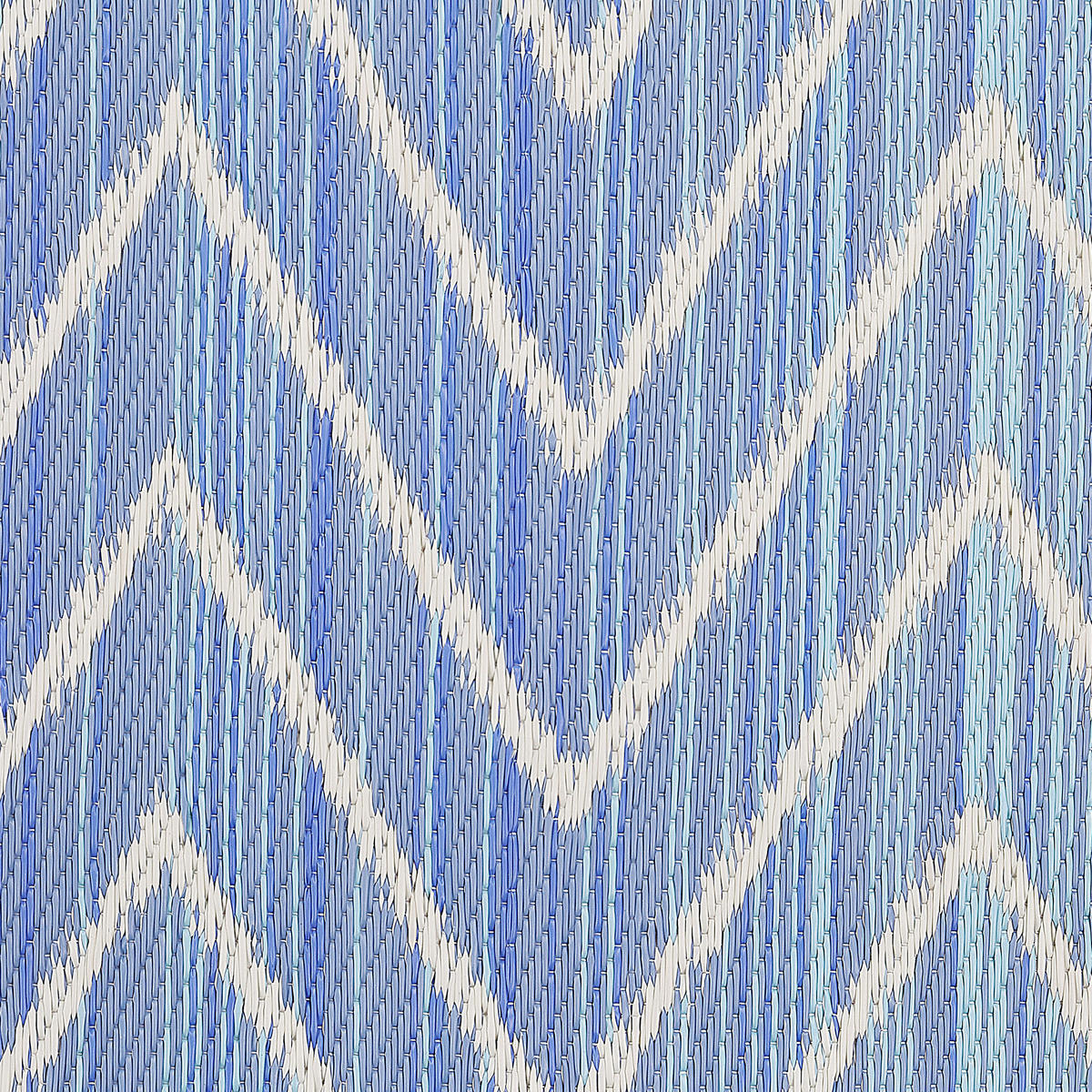 OUTDOOR-TEPPICH Balotra 180/120 cm - Blau, Kunststoff (120/180cm) - Beliani