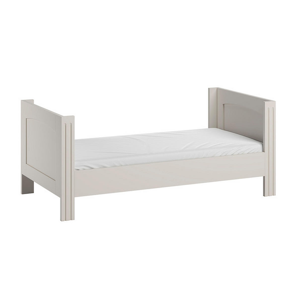BABYZIMMER 2-teilig Weiß - Weiß, Holzwerkstoff (144/80/75cm) - Petits-meubles