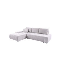 ECKSOFA Vogar In Poso - Weiß, Holzwerkstoff/Textil (265/185cm) - Fun Möbel