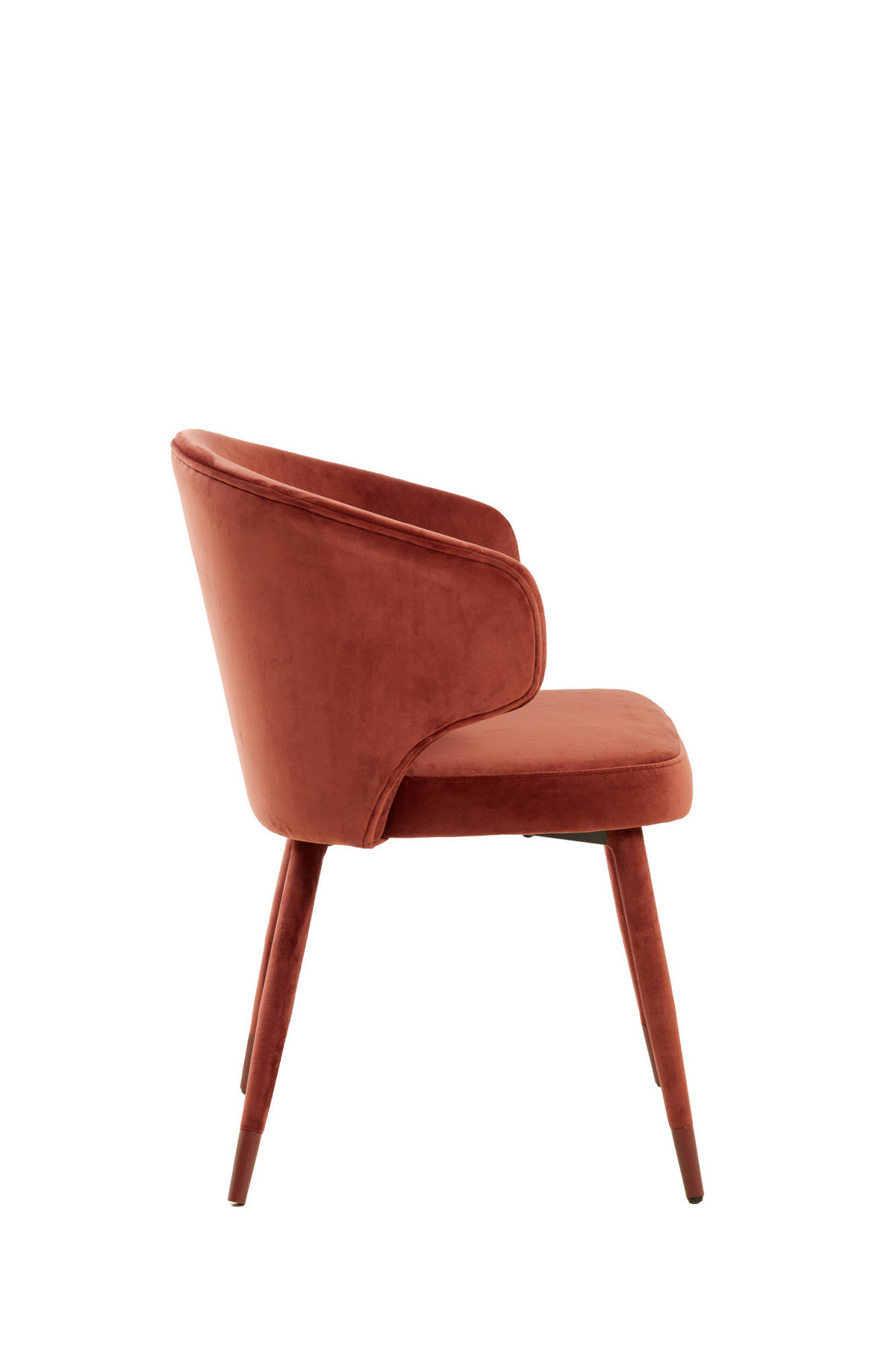 ESSZIMMERSTUHL Kosaka Rot 58/54,5/83 cm - Rot, Textil (57/52/79cm) - Light & Living