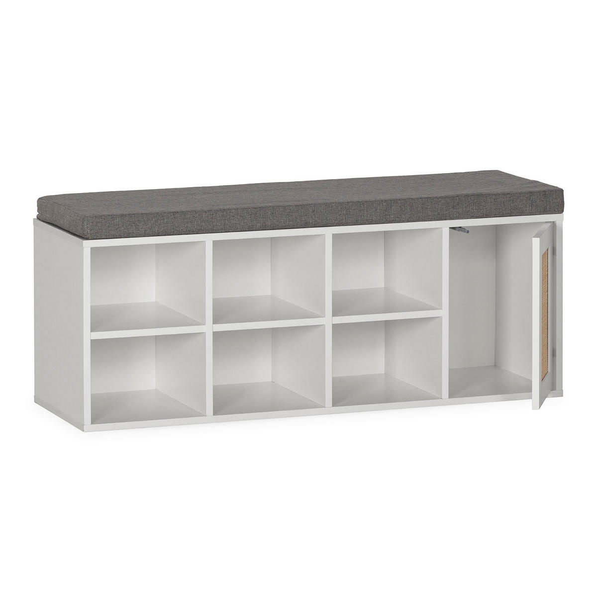 SCHUHBANK Rafael farbe Weiß - Weiß, Holzwerkstoff (108/45/35cm) - VS Venta-stock