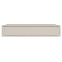 HÄNGEKONSOLE Wuwu Greige mit Schublade 90 cm - Taupe, Holzwerkstoff (90/17/35cm) - Selsey