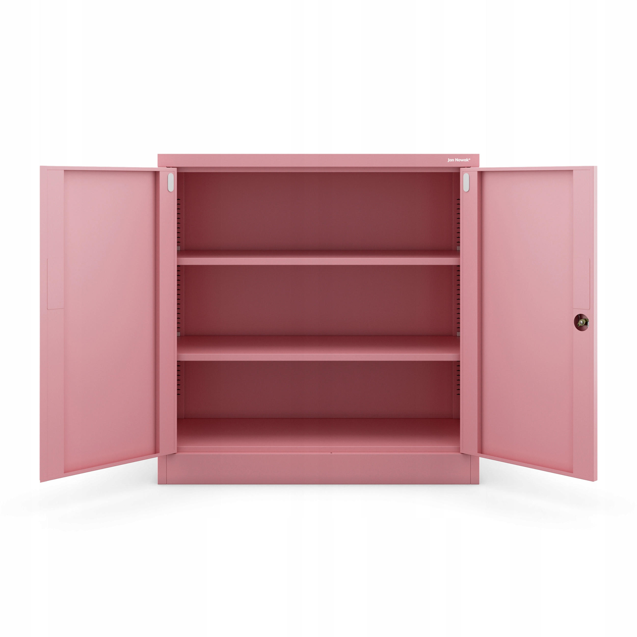 METALLSCHRANK Beata - Rosa, Metall (90/93/40cm) - Jan Nowak