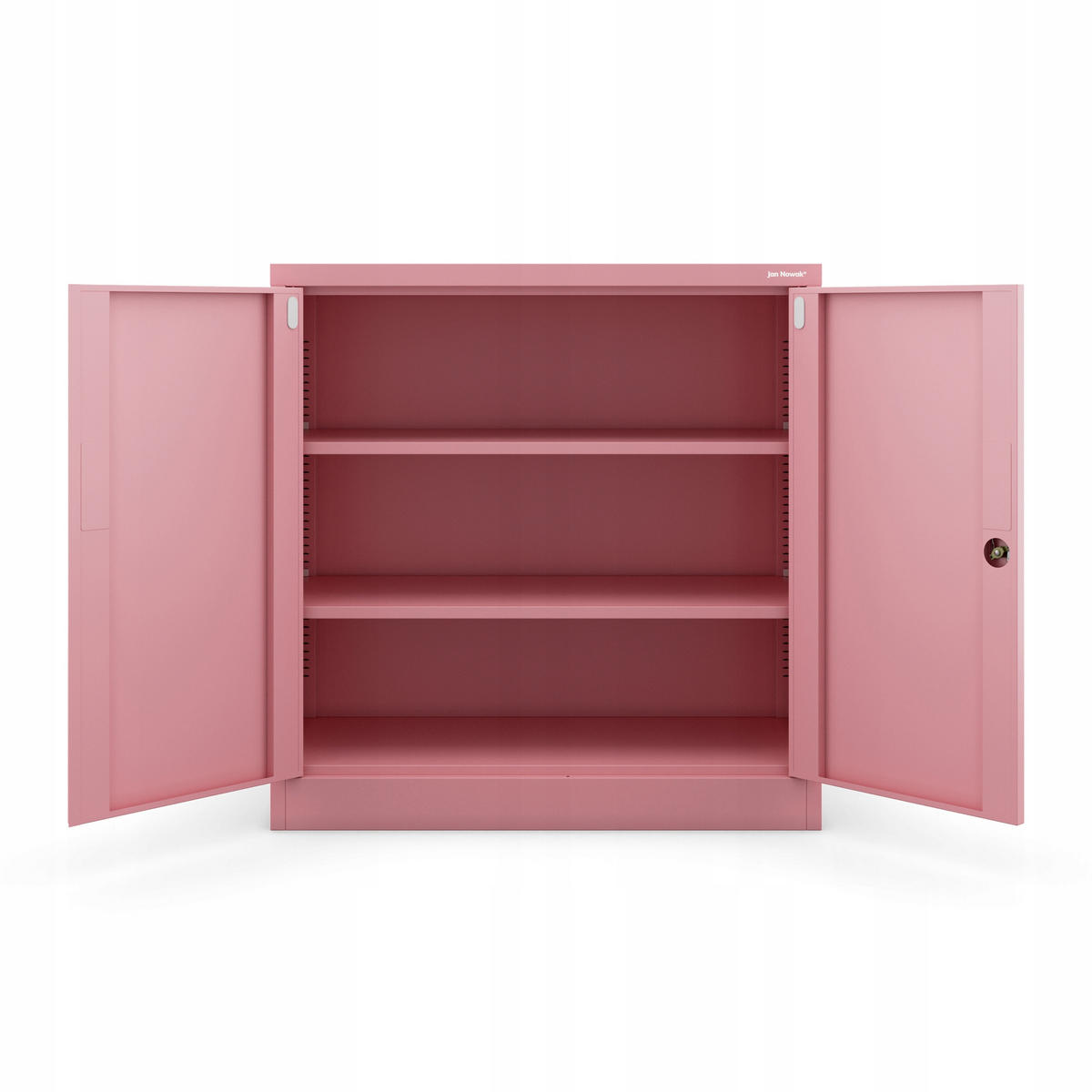 METALLSCHRANK Beata - Rosa, Metall (90/93/40cm) - Jan Nowak