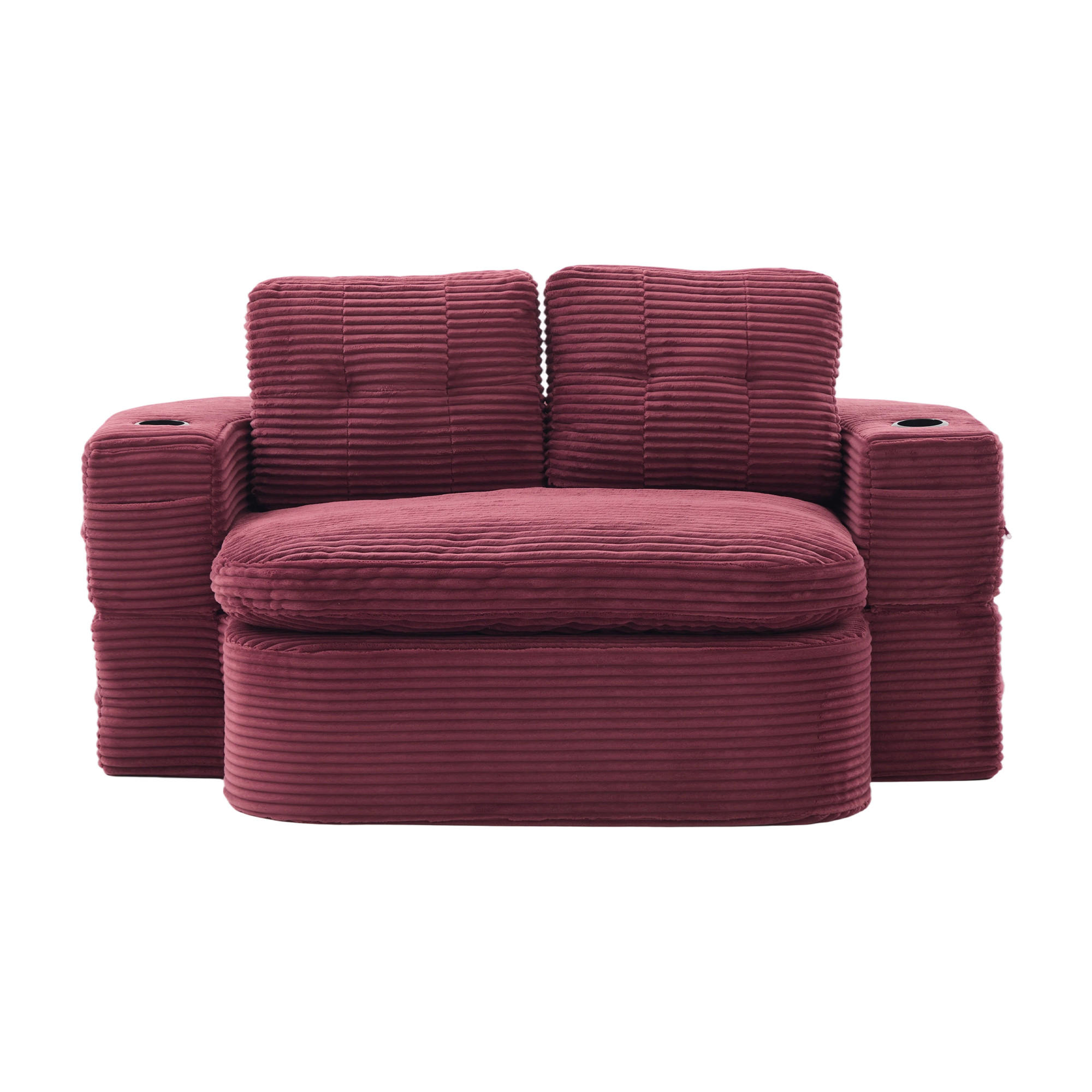 ComfortXL Schlafsofa Weinrot 165x61x97 cm