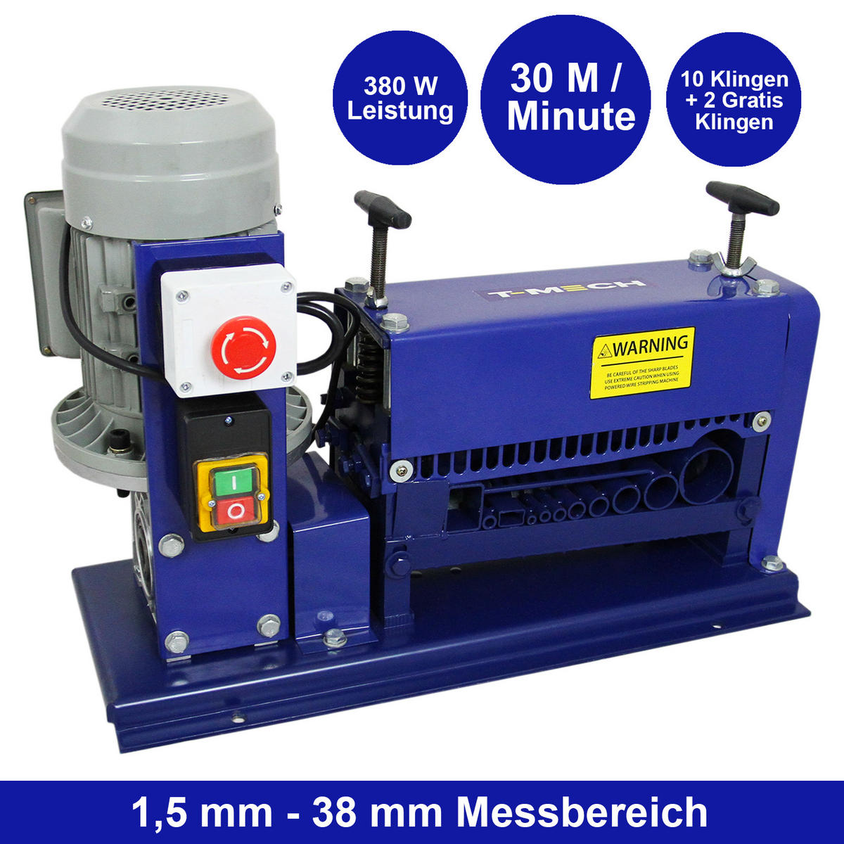 ABISOLIERZANGE automatisch 38 MM - Blau, Metall (36/47/63cm) - T-Mech