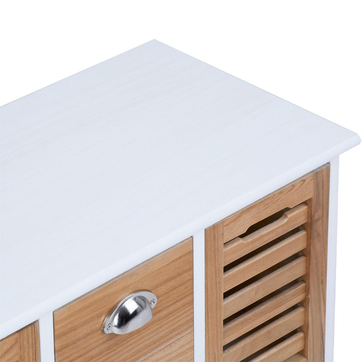 SITZBANK TRIENT - Weiß/Naturfarben, Holz (73/41/32cm) - CARO-Möbel