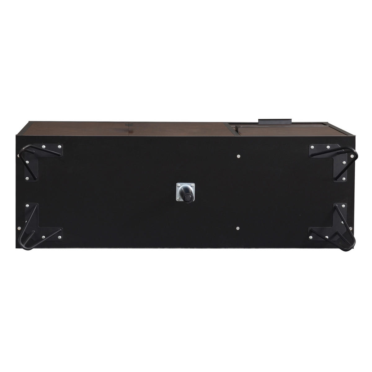 SIDEBOARD 90x30x71 cm schwarz Holzoptik - Schwarz, Holz (90/71.5/30cm) - LEBENLANG