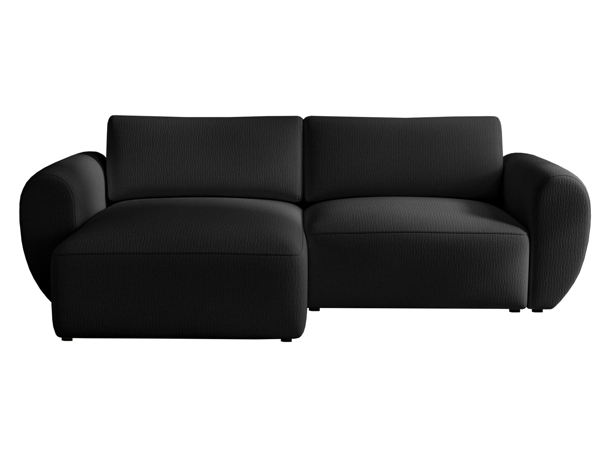ECKSOFA Suzi - Schwarz, Holzwerkstoff/Kunststoff (147/261cm) - MIRJAN24