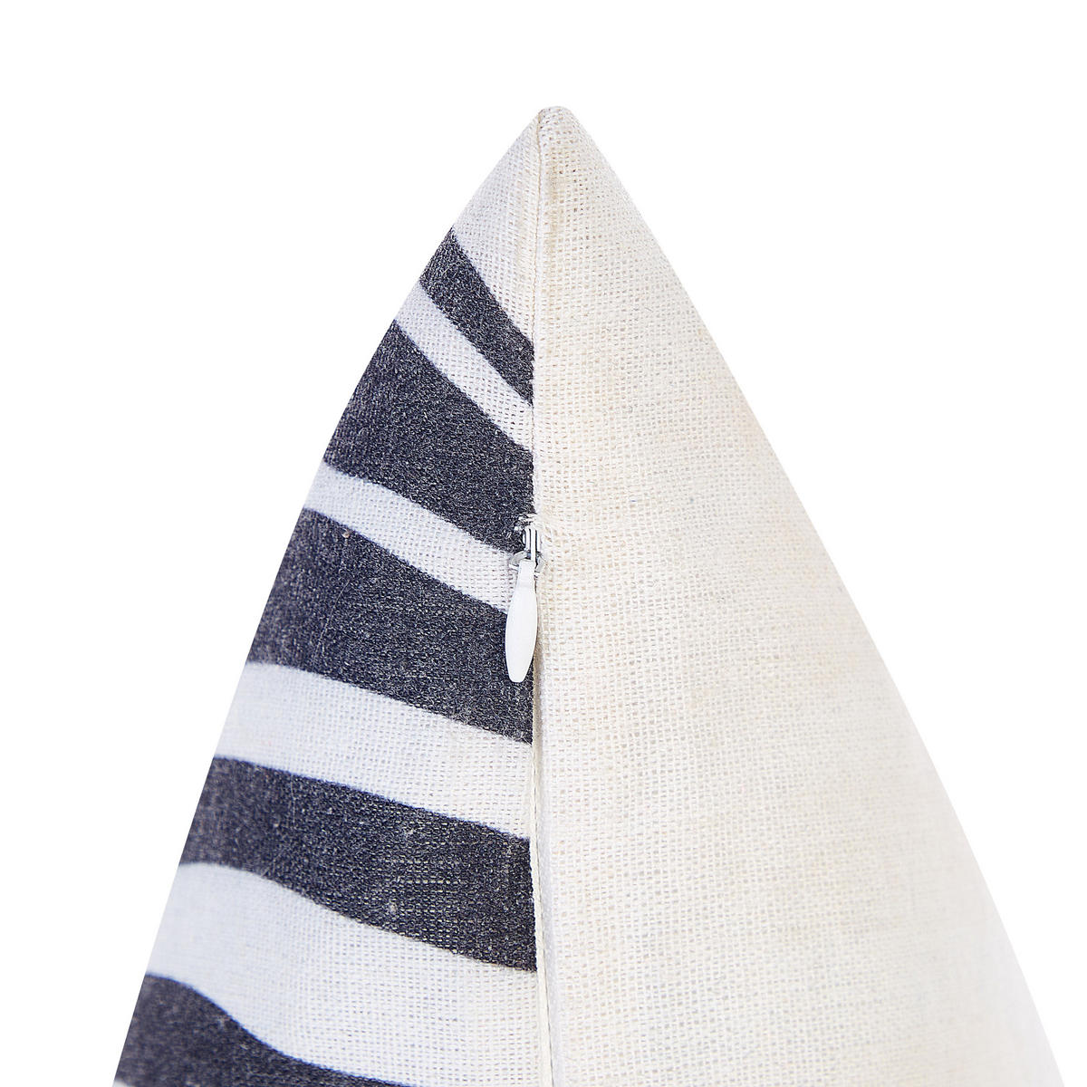 DEKOKISSEN 2er-Set Gelb 45/10 cm Manketti - Gelb, Textil (45/45cm) - Beliani