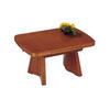 FUNKTIONSTISCH Callida höhenverstellbar und ausziehbar 90(130,5) x 65 x 54-73 Couchtisch massiv Kirschbaum - Dunkelbraun, Holz (90/65/54cm) - 58aufmkessel