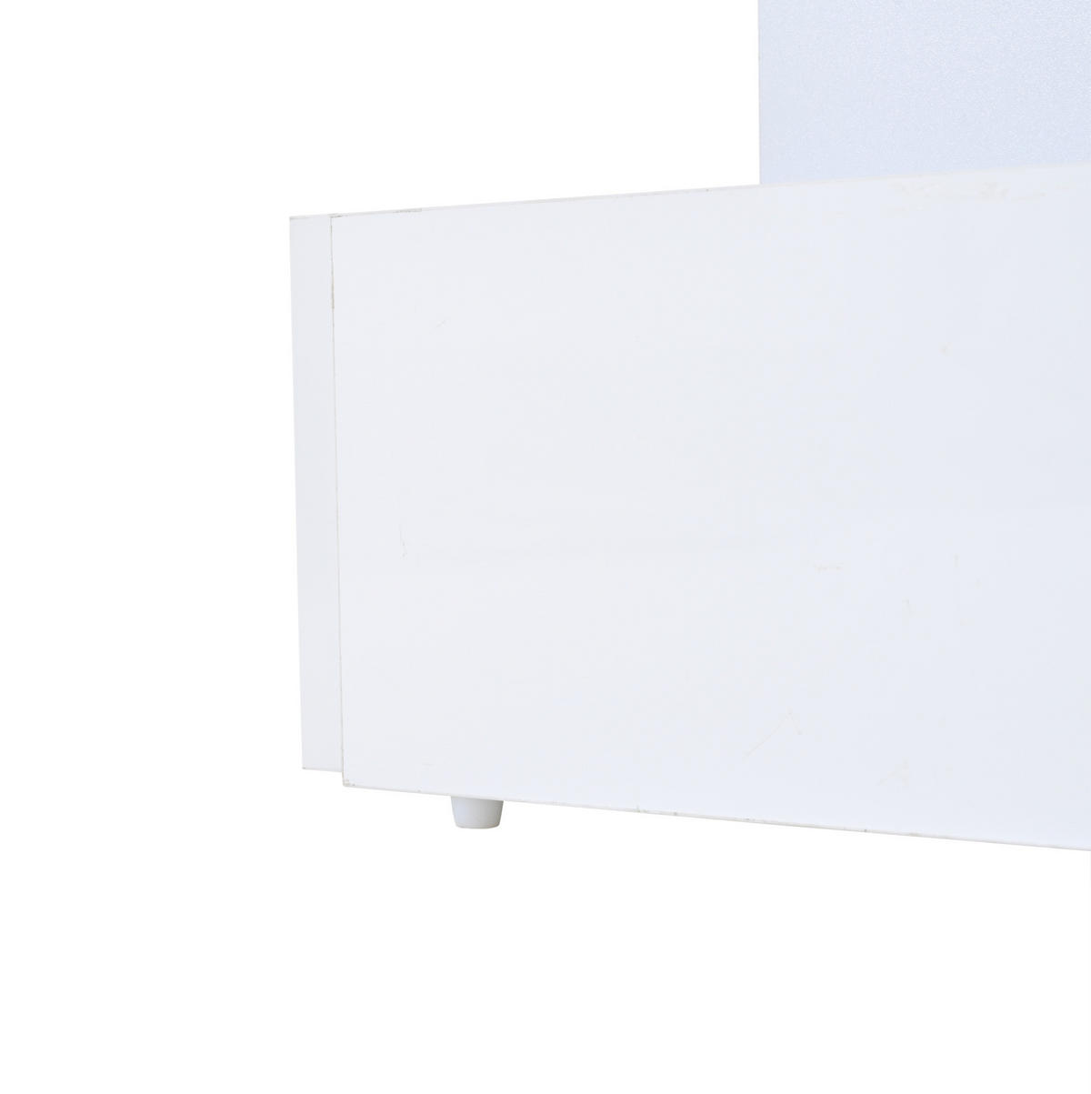 COUCHTISCH 80/80/45 cm mit LED-Beleuchtung und höhenverstellbarer Platte - Weiß, Holzwerkstoff (80/80/45cm) - Flora Grace