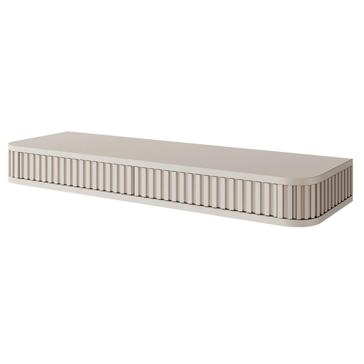 TOALETKA Ovarlo greige s 2 zásuvkami 113 cm - taupe, kompozitné drevo (113.2/13/38cm) - Selsey