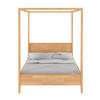 HIMMELBETT Canopy 140/200 in Naturfarben - Buchefarben, Holz/Buchenholz (140/200cm) - Visby