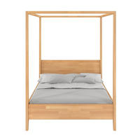 HIMMELBETT Canopy 180/200 in Naturfarben - Buchefarben, Holz/Buchenholz (180/200cm) - Visby