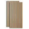 AKUSTIKPANEEL 60/120 cm 2 er-Set Natur - Hellbraun, Holz (60/120/3cm) - Homestyle4u