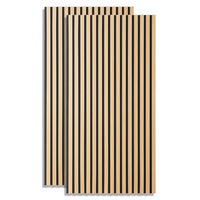 AKUSTIKPANEEL 60/120 cm 2 er-Set Natur - Hellbraun, Holz (60/120/3cm) - Homestyle4u