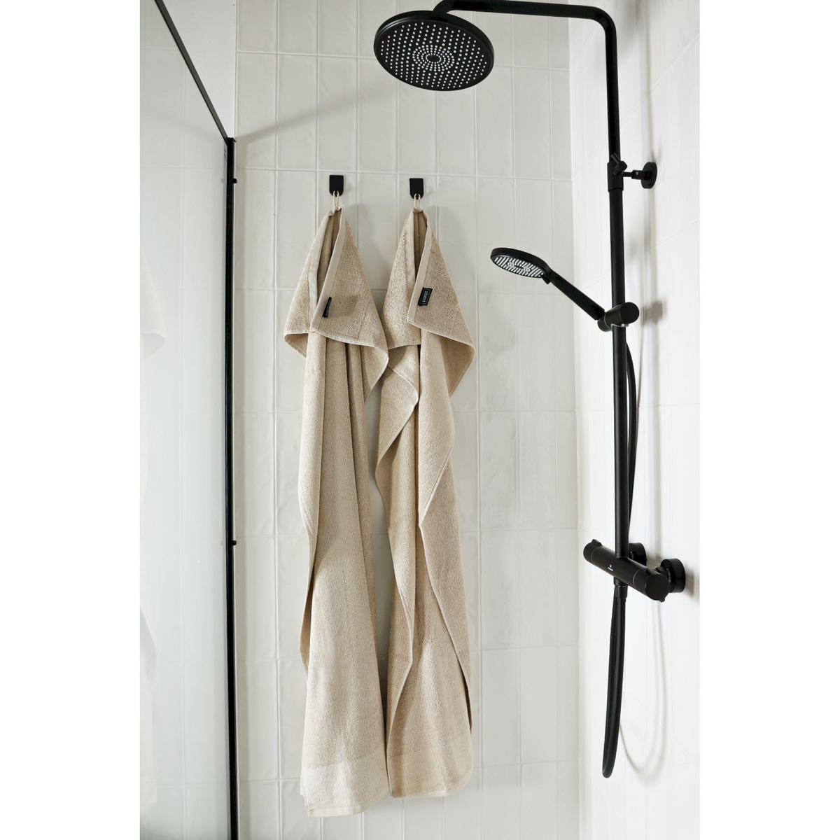HANDTUCH SET SENSE 5tlg. - Beige, Textil (50/100cm) - Schöner Wohnen