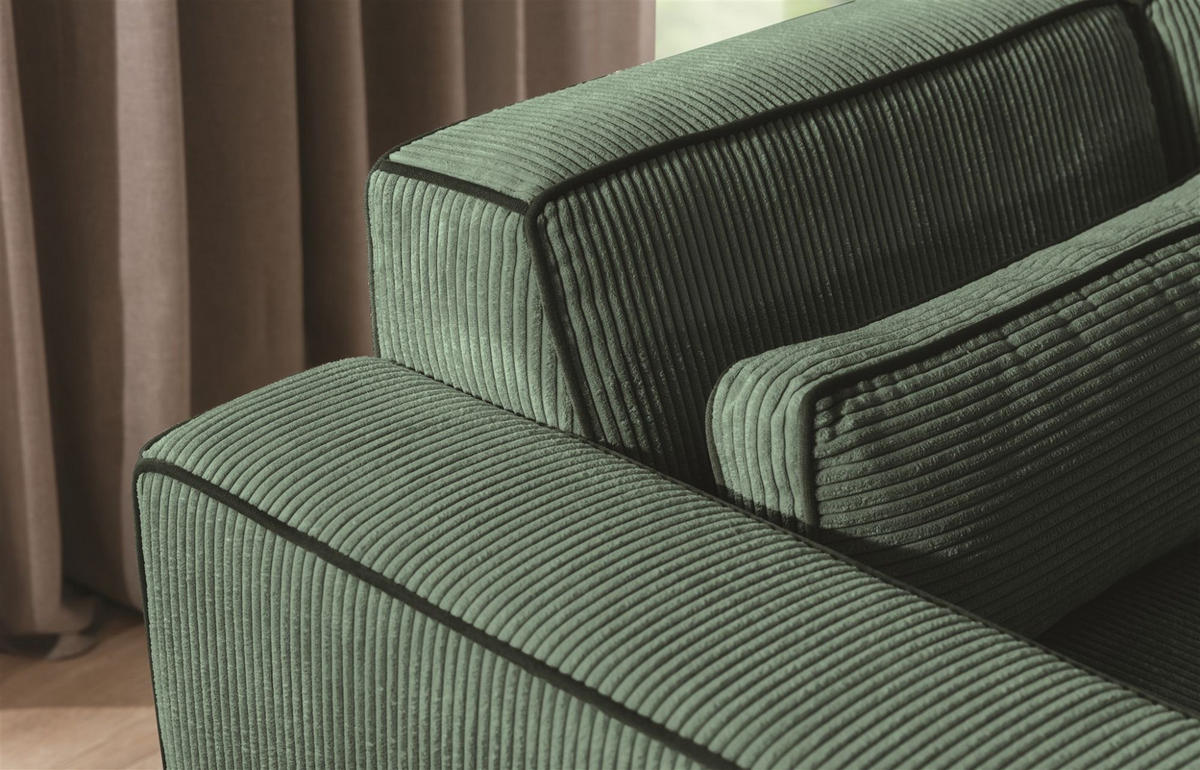 SESSEL Waldo In In Poso - Grün, Holzwerkstoff/Textil (101/80/92cm) - Fun Möbel