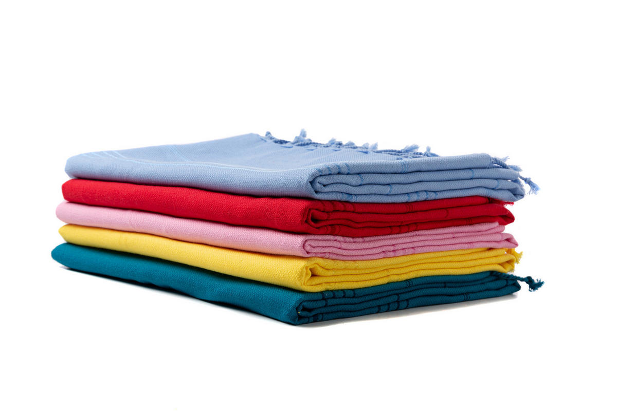 HAMAMTUCH UNI 100% Baumwolle 100x180 Dunkleblau - Dunkelblau, Textil (180/100cm) - Villa Möbel