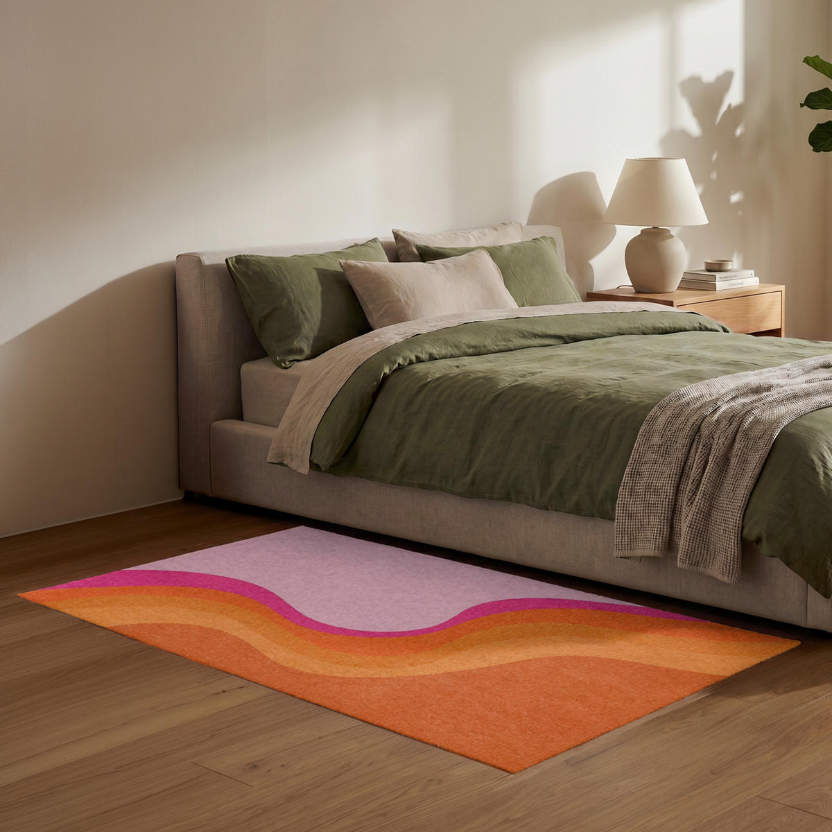 KOBERCE - Retro - Vlny - Farebné - 150x90 cm - viacfarebná, textil/plast (150/0.4cm) - OnlyWow