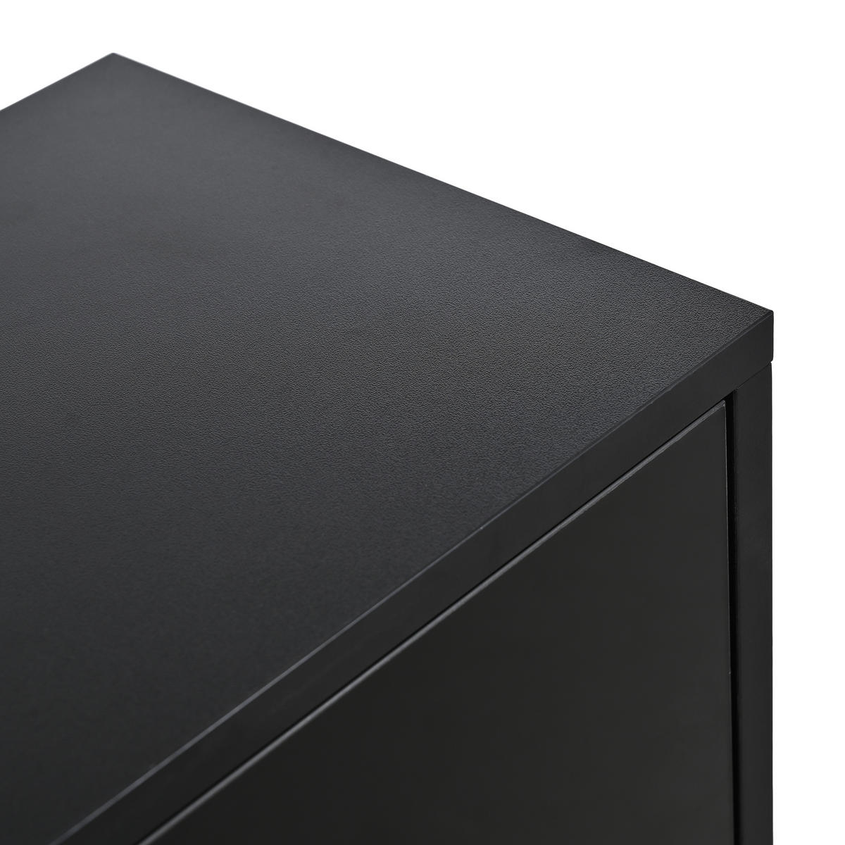 SCHUHSCHRANK in Schwarz mit LED-Licht und Hochglanzfront für Eingangsbereiche und Flur, B80/T25/H96 cm - Goldfarben/Schwarz, Holzwerkstoff/Metall (80/96/25cm) - STILVORA