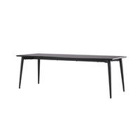 ESSTISCH, Ellis, Schwarz, MDF, 85 x 230 x 75 cm - Schwarz, Holzwerkstoff/Metall (230/85/75cm) - ebuy24